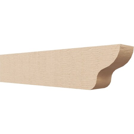 Ekena Millwork 4in. W x 6in. H x 28in. L Greensboro Woodgrain TimberThane Rafter Tail, Primed Tan RFTUR04X06X28GRNRCPR